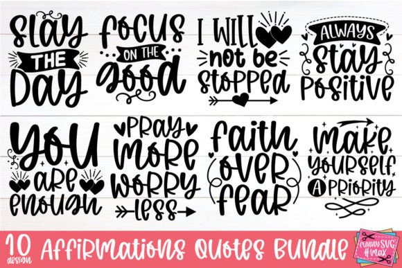 Affirmations Quotes SVG Bundle: A Practical Review for Graphics and Crafts Sellers