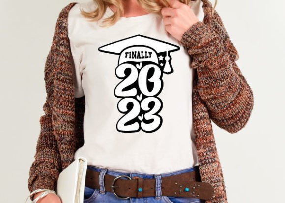 Finally 2023 Svg, Graduation Svg Design